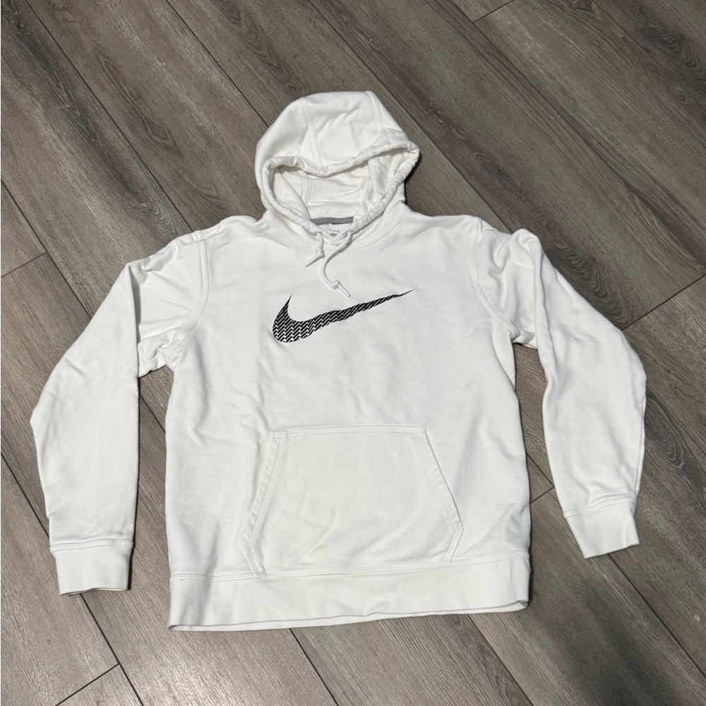Nike White Sweatshirt Classic Pullover Hoodie